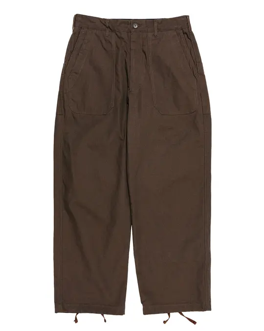 Engineered Garments Security Pant DK. Brown Heavyweight Cotton Ripstop