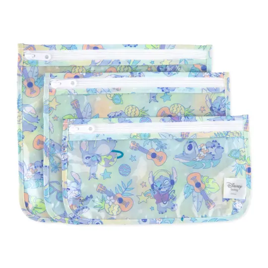 Clear Travel Bag 3 Pack: Aloha Stitch