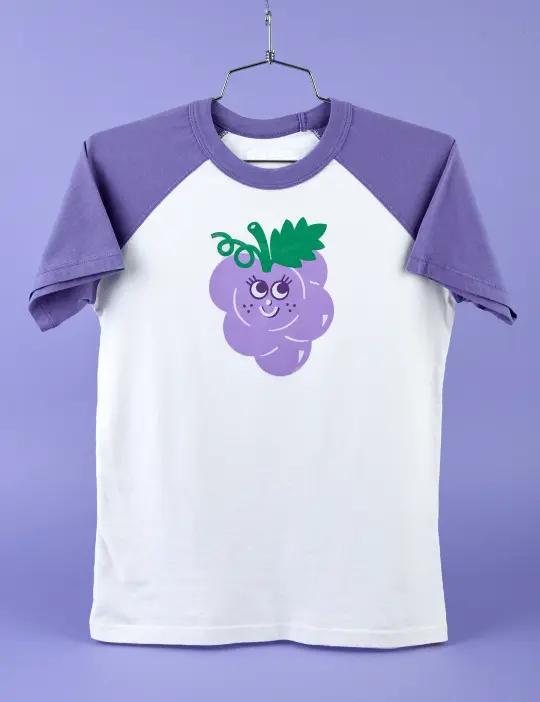 Produce Raglan Tee - Grape *FINAL SALE*