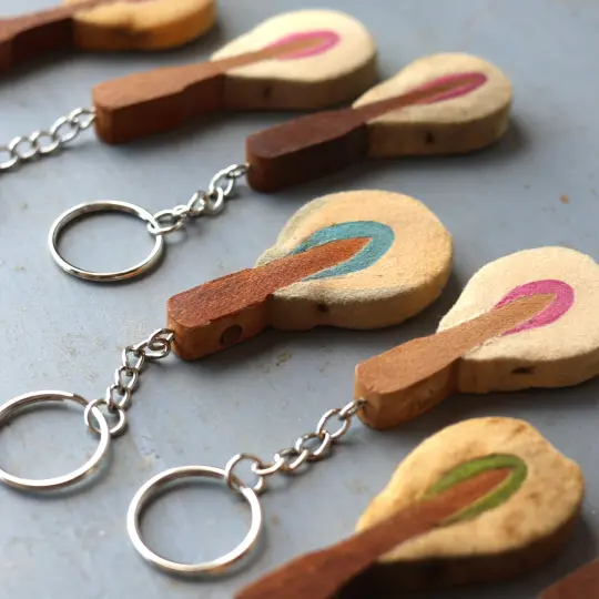 Reclaimed Piano Hammer Keychains