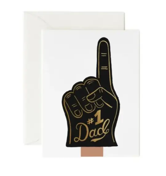 #1 Dad Card
