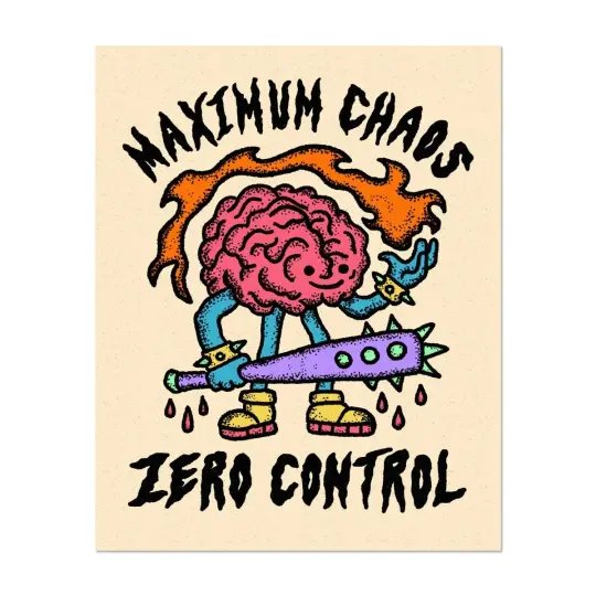 Maximum chaos print (2 sizes available, read escription)
