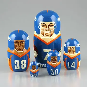Denver Broncos Russian Nesting Doll