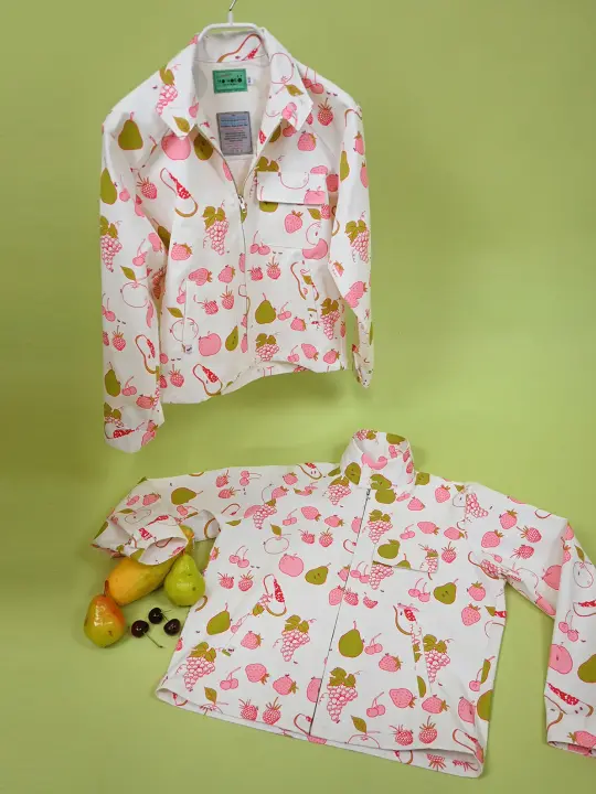 "All Over Fruit" print Jacket