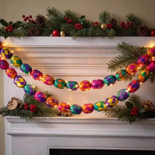 Handwoven Palm Beads Garland