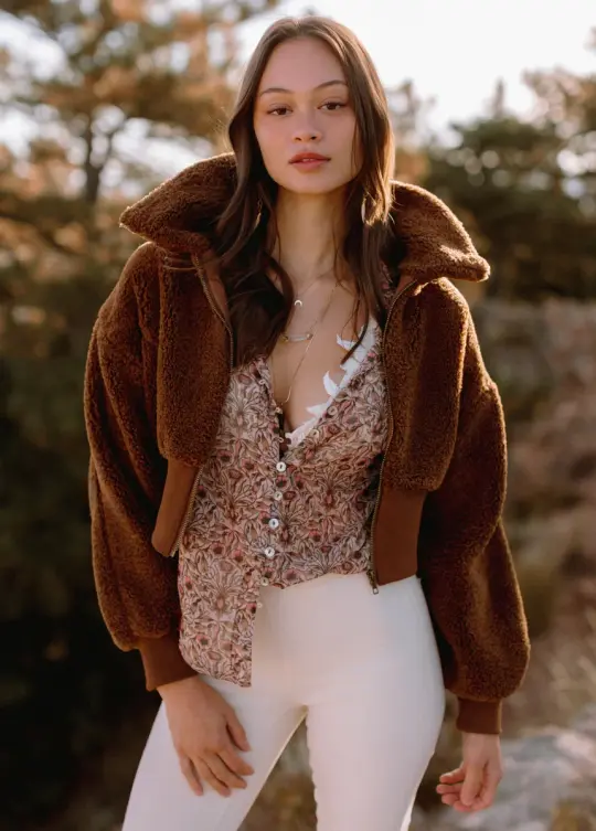Luxe Jacket in Brown