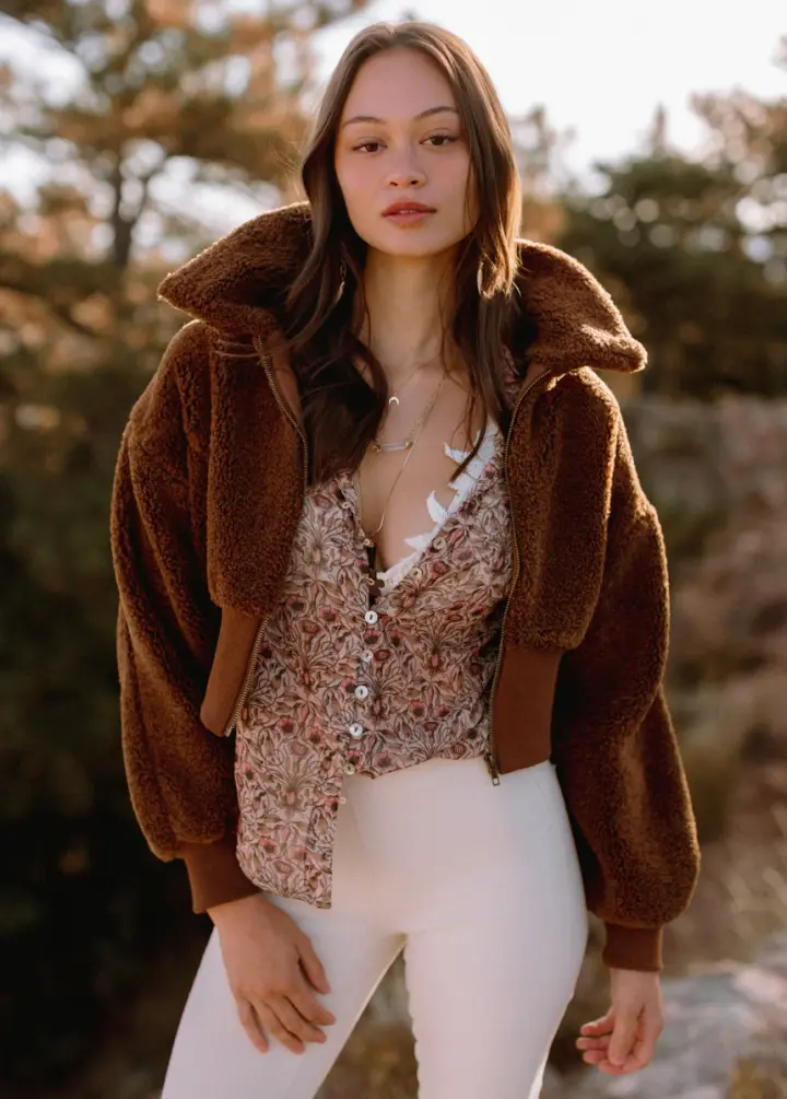 Luxe Jacket in Brown