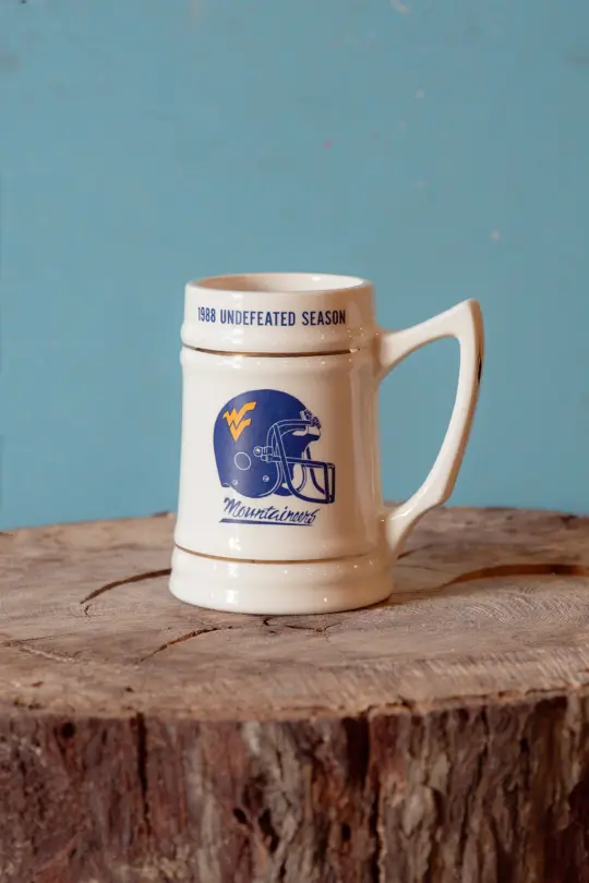 Vintage WVU Stein Mug