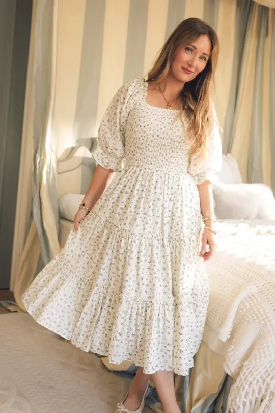 Madeline Dress in Blue