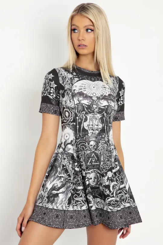 Til Death Do Us Part Evil Tee Dress
