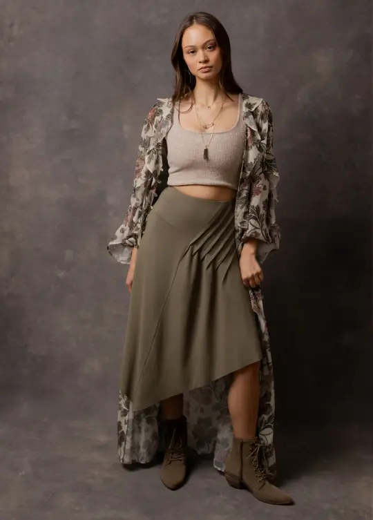 Aylani Skirt in Agave