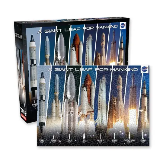 Nasa Rocket Grid 1000 Piece Puzzle
