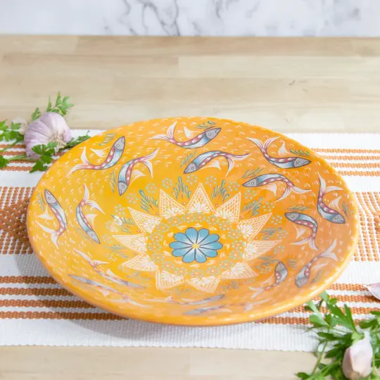Peces de Capula Large Fruit Bowl