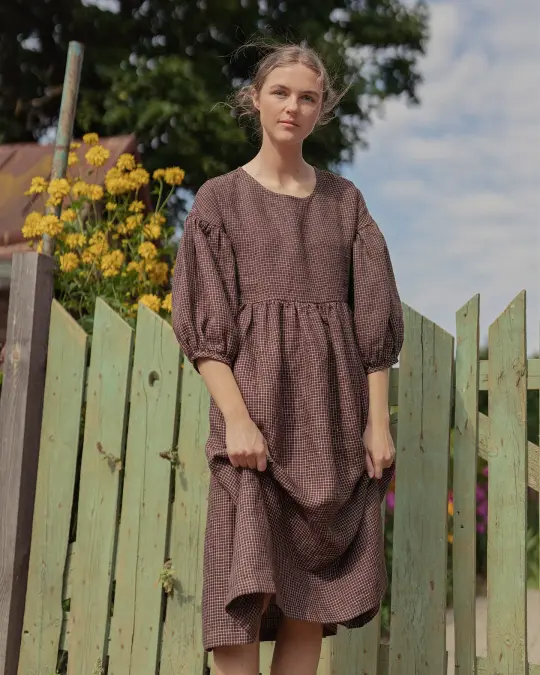 MONTMARTE oversized linen dress