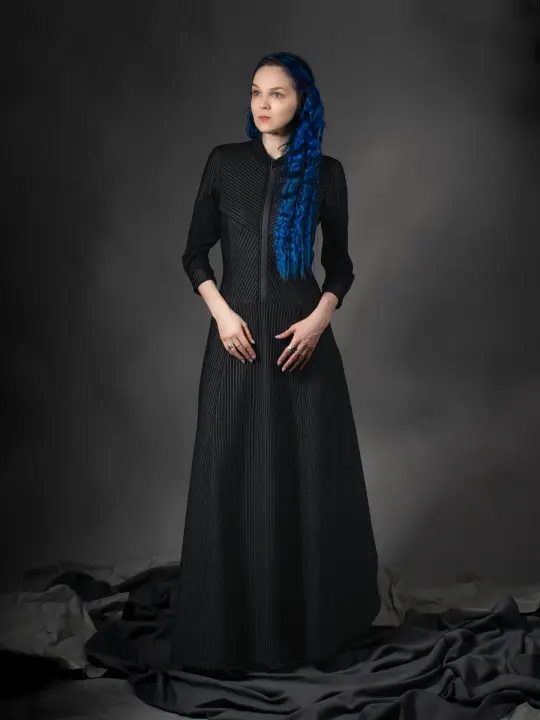PT-902 Q2 38 EU size Black long dress