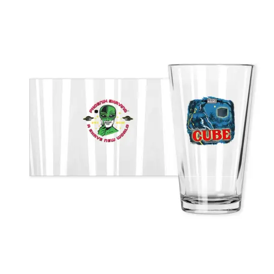 CUBE Pint Glass | Collectible | Made in the USA