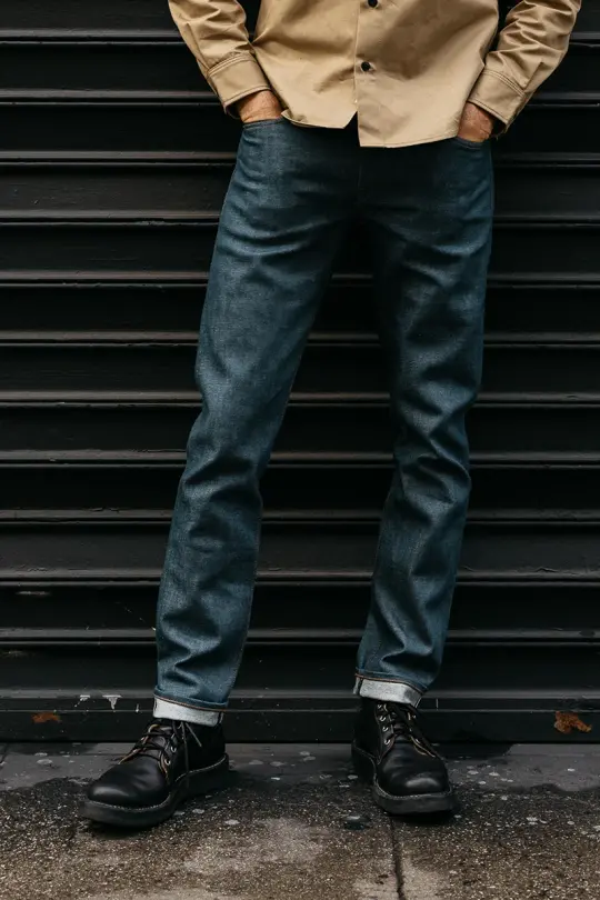 The Pen Slim - 70s Blue Raw 14oz Selvedge