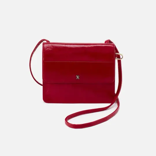Jill Wallet Crossbody (Crimson)
