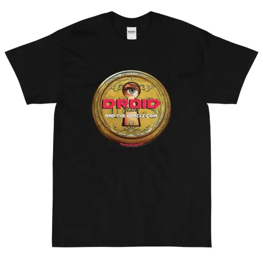 Droid Black & The Oracle Coin Short Sleeve T-Shirt | Heavy Weight Sturdy Cut