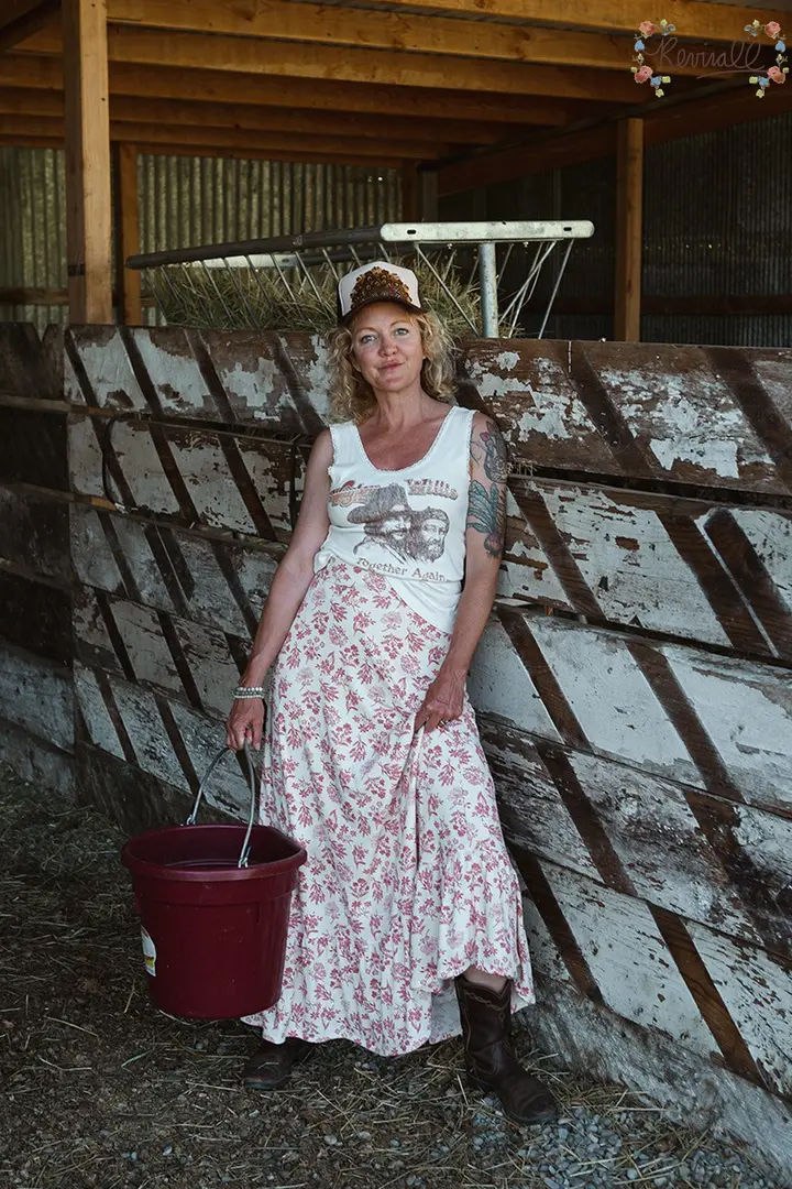 The Summer Skirt in Botanical Garden- XL