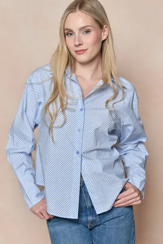Oriana Top in Blue