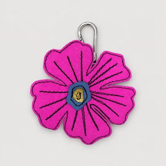 the leather poppy bag charm 39-of-70