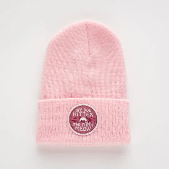 Kitten me Rignt Now Peony Infant/Toddler Beanie