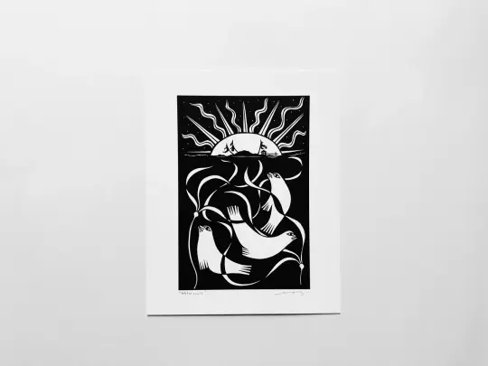 "Solstice Seals" 8x10" print