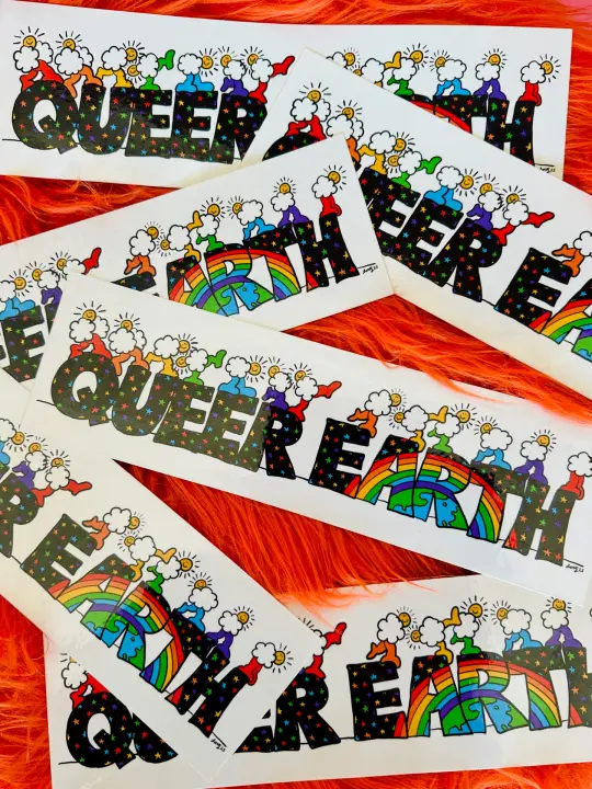 Queer Earth Bumper Sticker