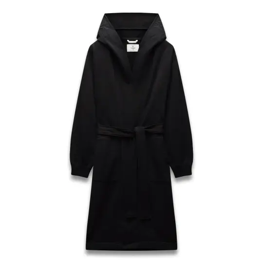 Midweight Terry Logo Relaxed Hooded Robe