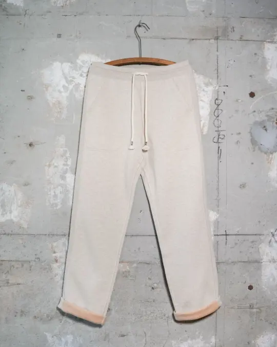 Sweatpants - Fleeced Foxfibre® - Oatmeal