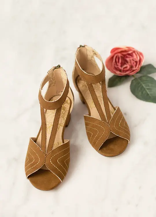Jasmini Heel in Nutmeg