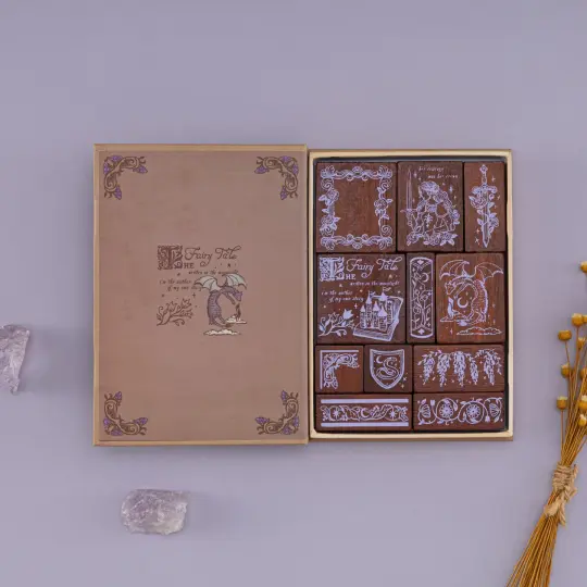 Tsuki ‘Dragon Tales’ Bullet Journal Stamp Set ☾