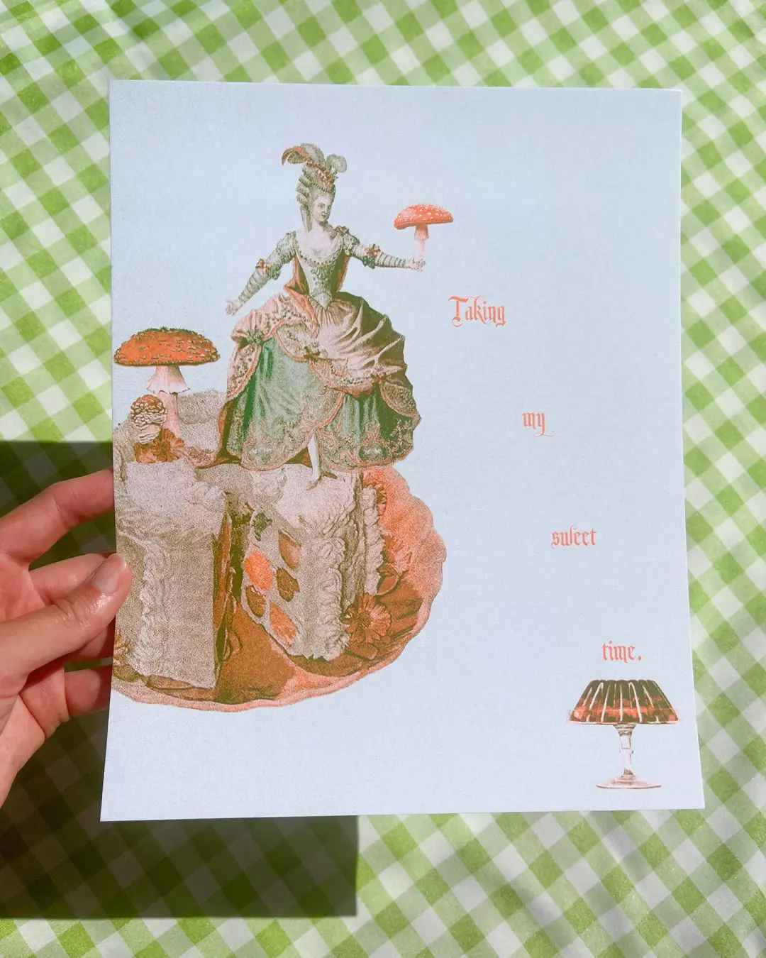 Taking My Sweet Time Riso Print