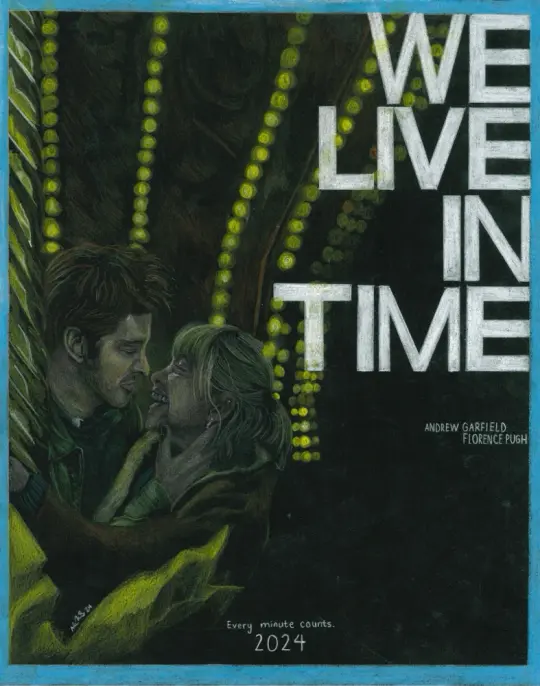 “Every minute counts.” WE LIVE IN TIME Art Print