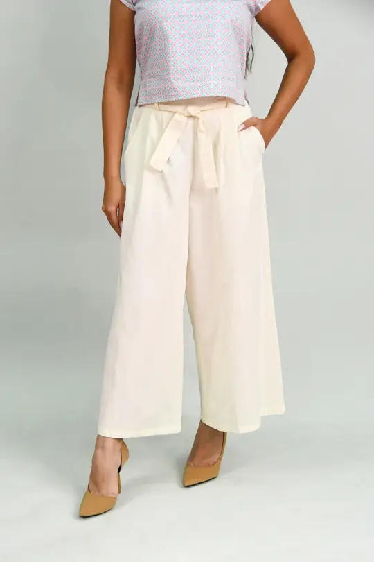 Ladies Nicole Pants - Off-white