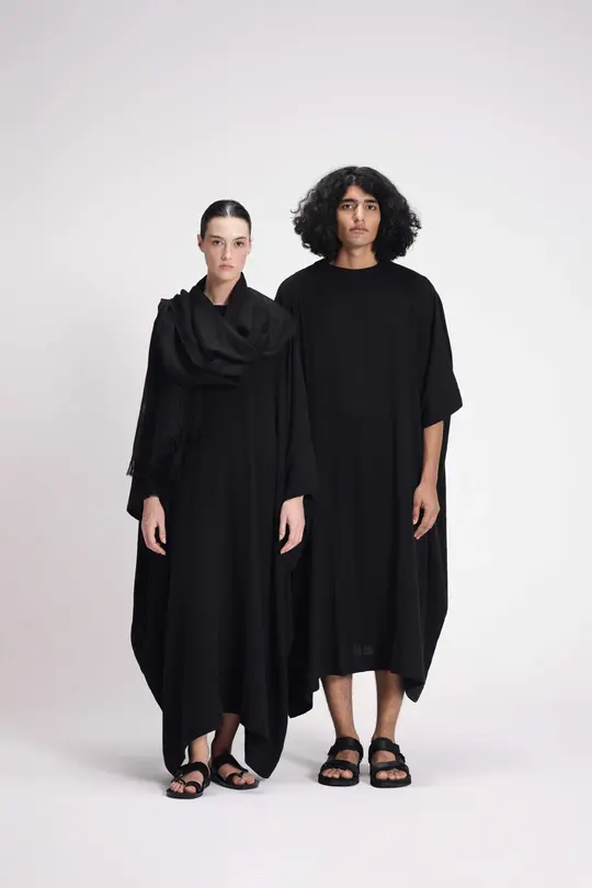 TEXTURED KAFTAN