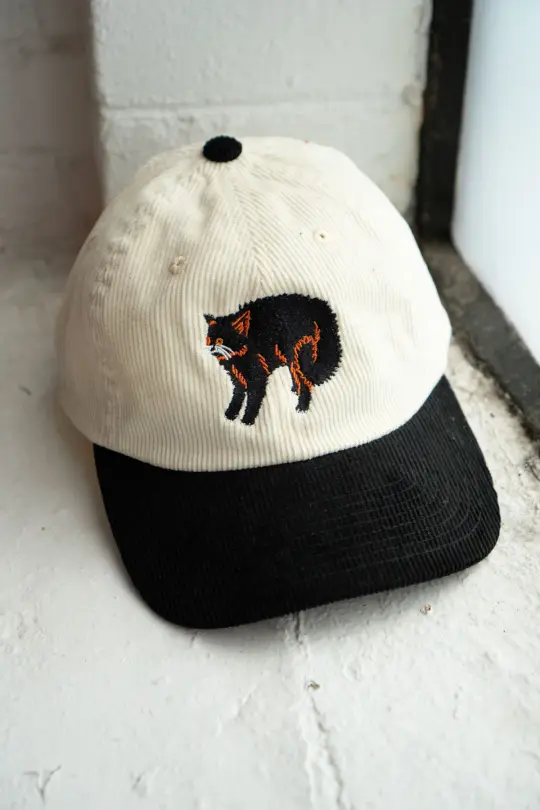 Scaredy Cat Two-Tone Corduroy Dad Hat