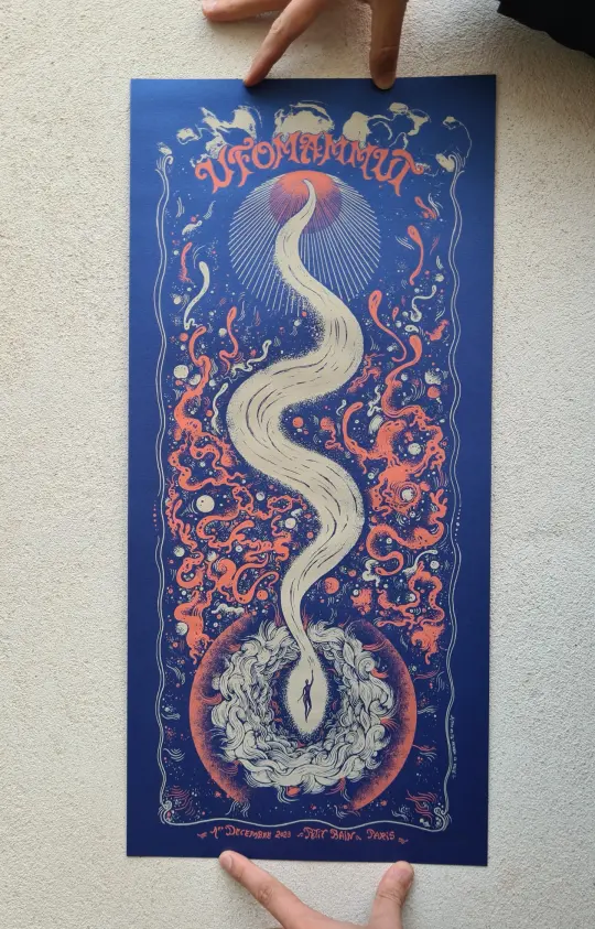 UFOMAMMUT (gigposter Paris 2023)