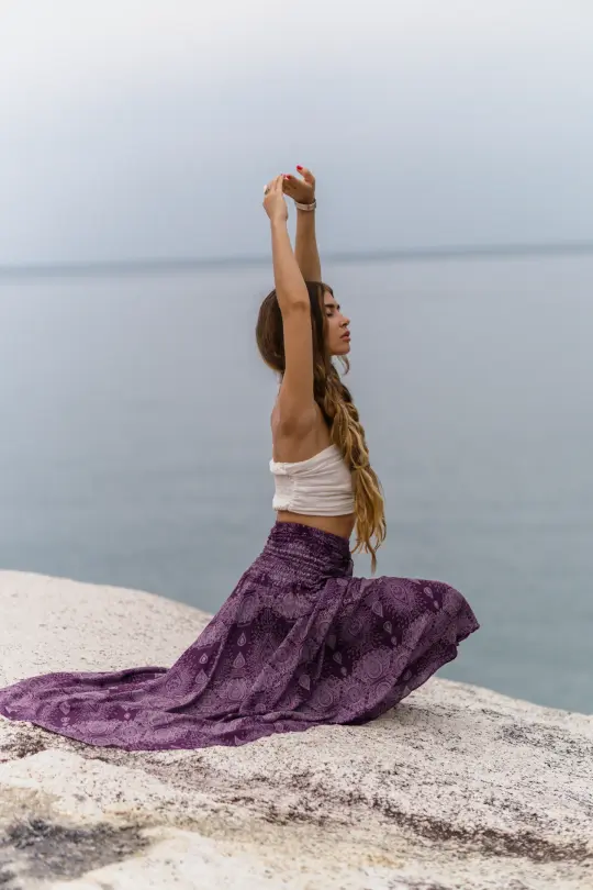 Maxi Skirt & Dress Lamai Purple