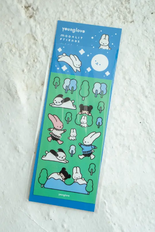 Moonlit Friends Sticker Strip