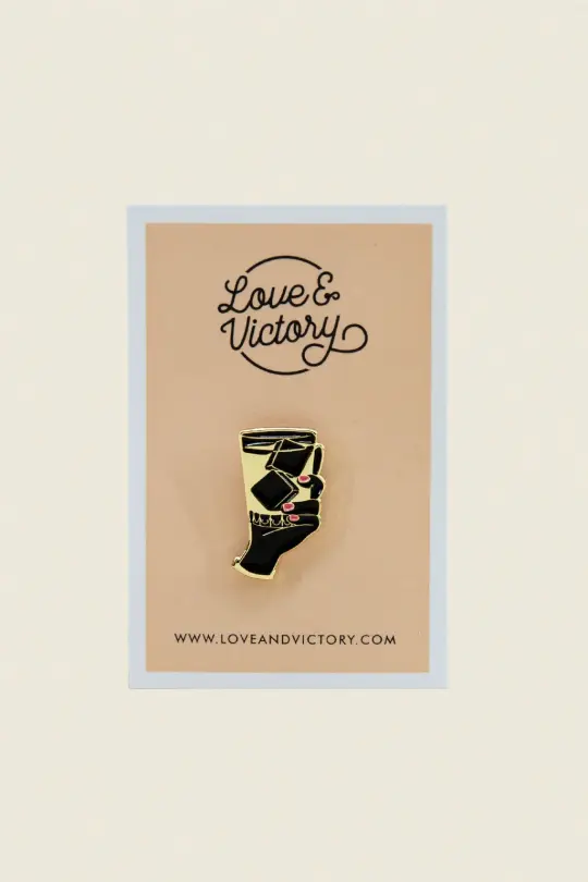 On The Rocks Enamel Pin