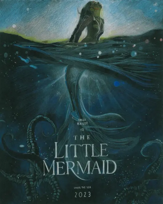 “When’s it my turn?” THE LITTLE MERMAID (2023) Art Print
