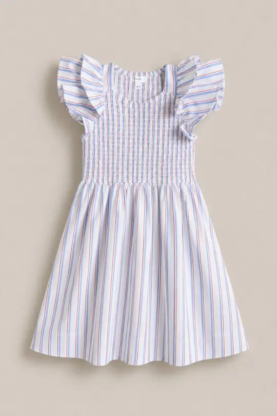 Mini Hattie Dress in Heritage Stripe