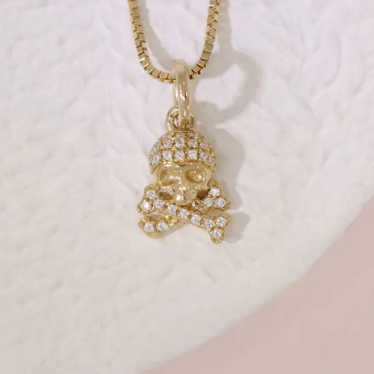 Skull and Crossbones Necklace