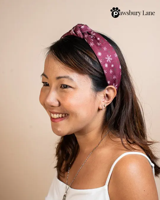 Snowflakes and Pines - Headband