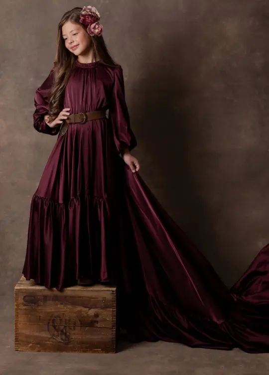 Leana Impact Dress in Plum