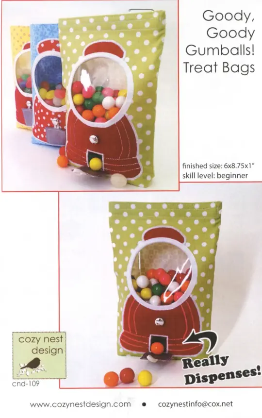 Goody, Goody Gumballs!  Treat Bags
