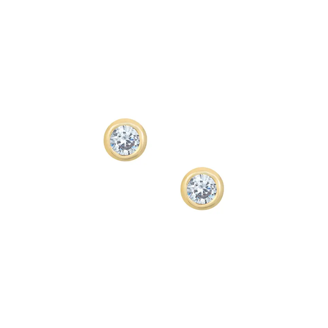 Elara Studs - White