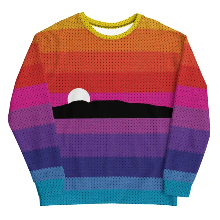 Sleeping Lady Retro "Knit" Sweatshirt